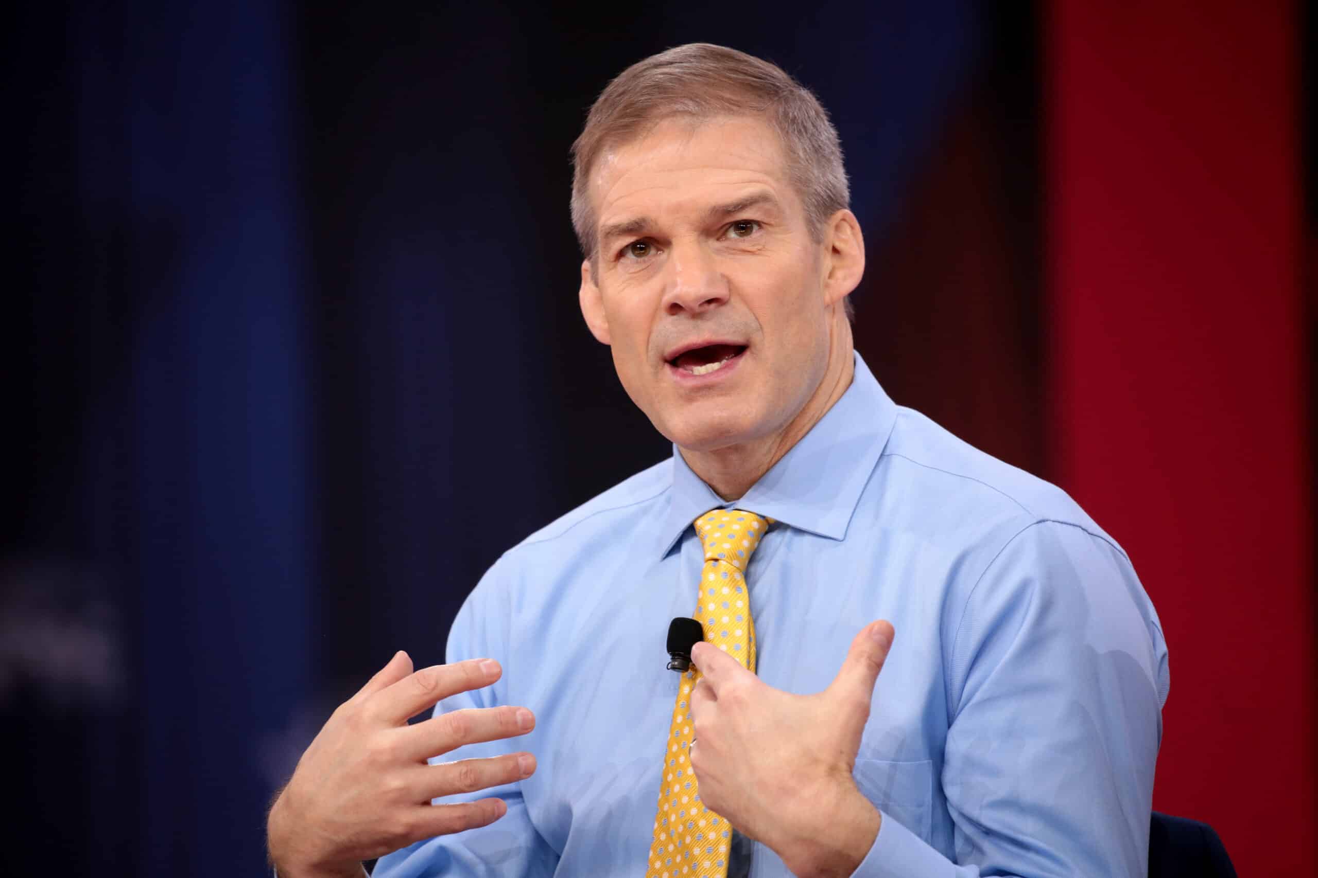 U.S. Congressman Jim Jordan speaking at the 2018 Conservative Political Action Conference