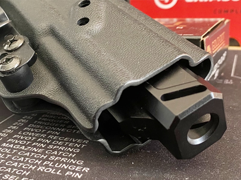 Faxon EXOS pistol compensator