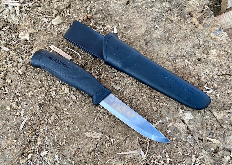 The Morakniv Companion - slightly more heft and length. This is an excellent choice for bushcraft.