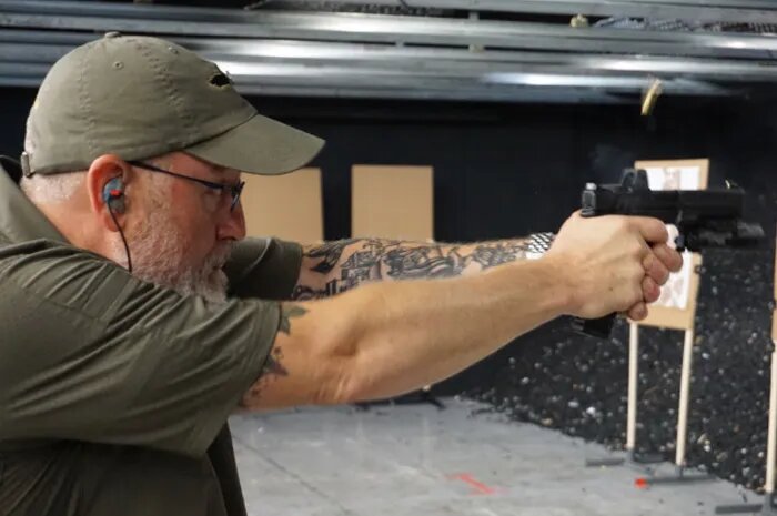 Jeff Dooley shows off what the Springfield Armory Echelon can truly do. 