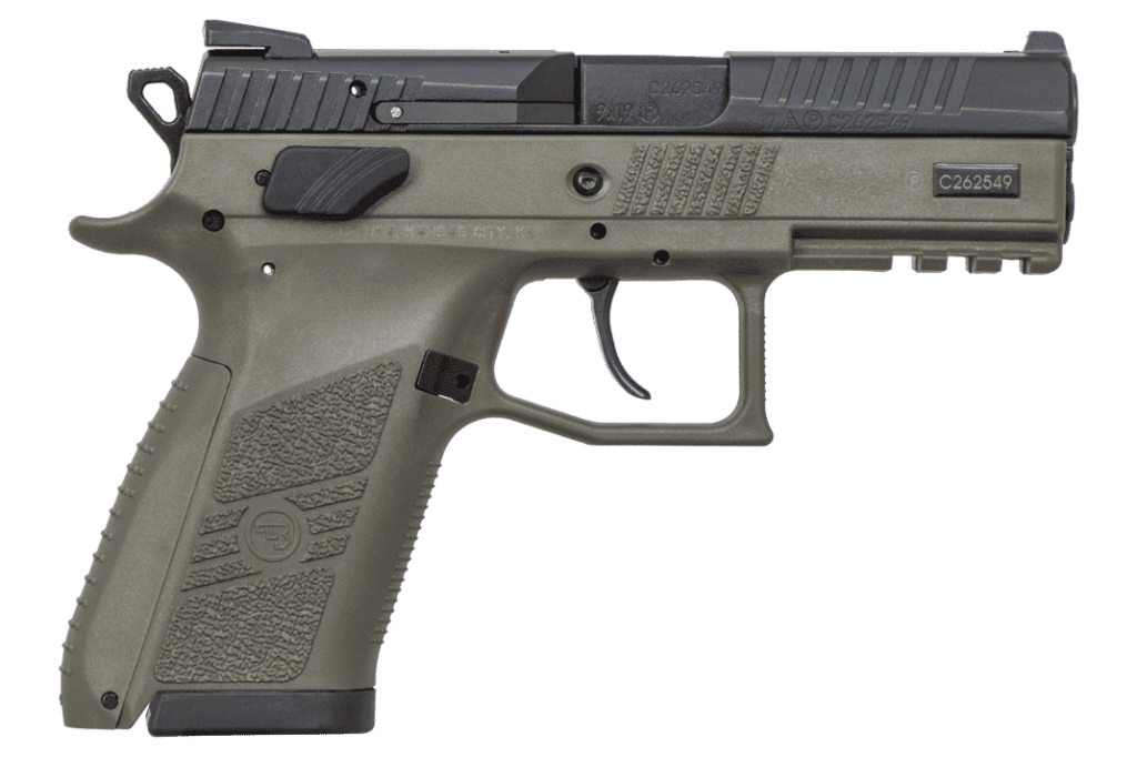 THE CZ P07 IN GREEN