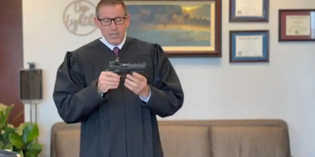Judge Lawrence VanDyke recorded an 18-minute video in which he said large-capacity magazines should be covered under the Second Amendment