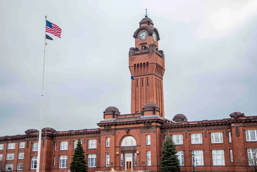 Naval Sation Great Lakes Building 1. US Navy Photo