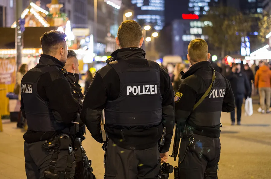 German police officers.